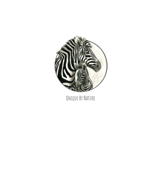 Zebras - Unique By Nature minta dusty pink pólón
