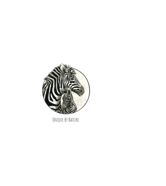 Zebras - Unique By Nature minta világos rózsaszín pólón