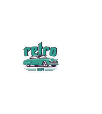 retro car, vintage car, retró autó minta világos rózsaszín pólón