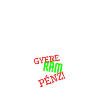 gyere pénz (2) minta fehér pólón