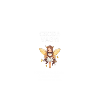 CSODA VAGY!  minta fekete pólón