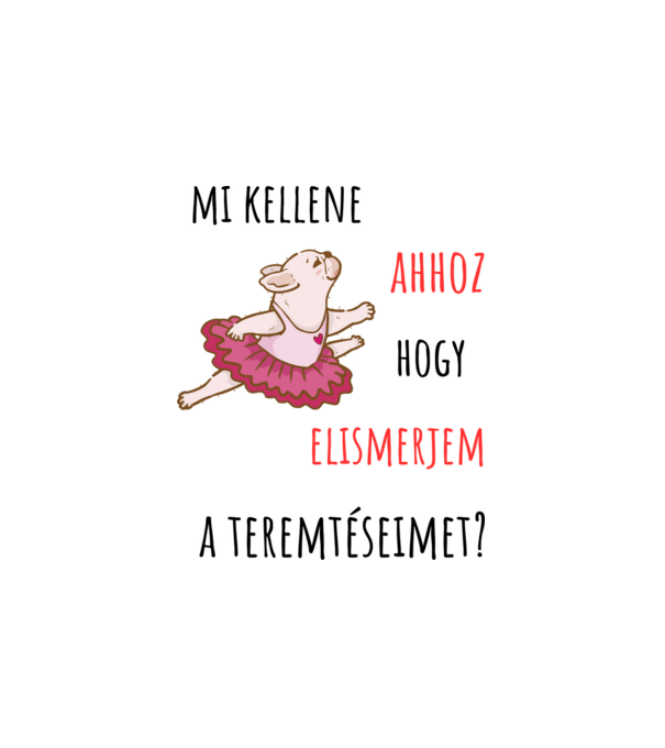 tereméseim minta fehér pólón