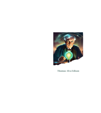 Thomas Alva Edison minta neonsárga pólón