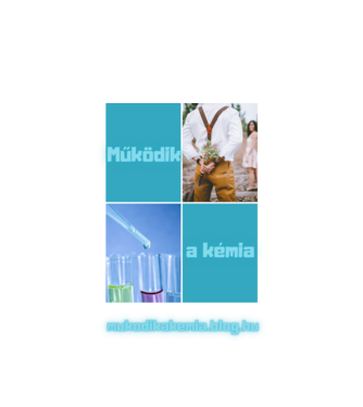 Működik a kémia minta fehér pólón