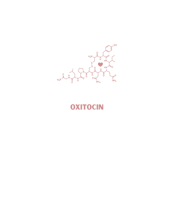 Oxitocin minta fehér pólón
