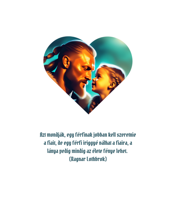 Ragnar Lothbrok minta fekete pólón