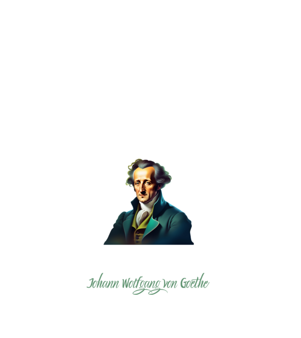 Johann Wolfgang von Goethe minta fehér pólón