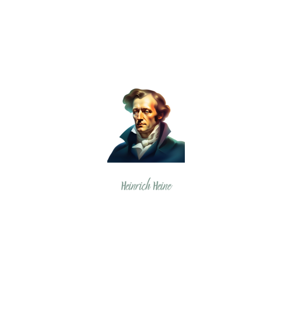 Heinrich Heine minta fekete pólón