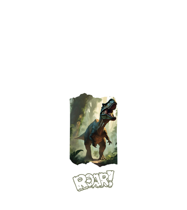 T-Rex minta homokszín pólón