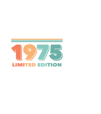 1975 retro - limited edtion minta fekete pólón