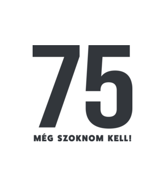 75 - még szoknom kell minta homokszín pólón