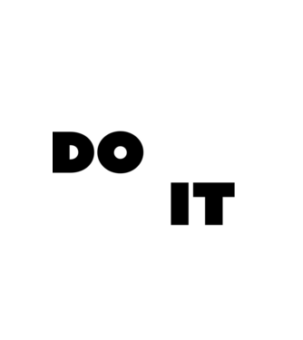 Don't quit - Do it minta türkiz pólón