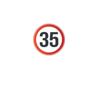 35-ös tábla minta fekete pólón