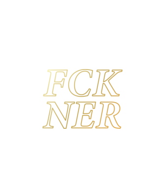 FCK NER - arany minta fekete pólón