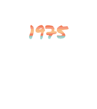 1975 retro minta fekete pólón