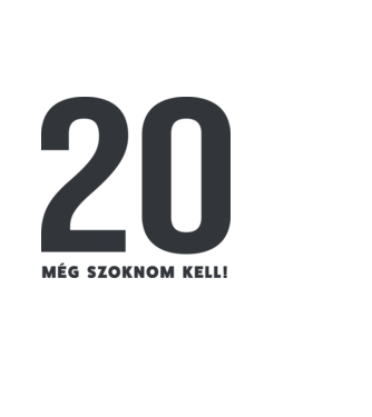 20 - még szoknom kell minta világoskék pólón