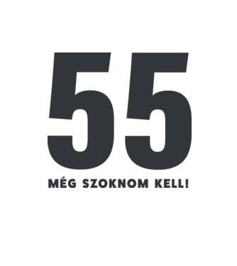 55 - még szoknom kell minta homokszín pólón