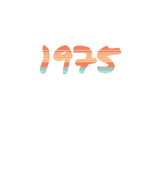 1975 retro minta fekete pólón