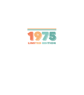 1975 retro - limited edtion minta királykék pólón