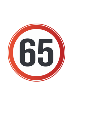 65-ös tábla minta fehér pólón