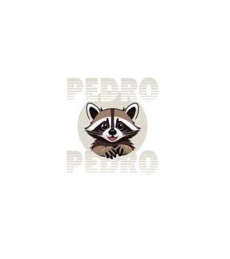 Pedro - Retro 2 minta fekete pólón