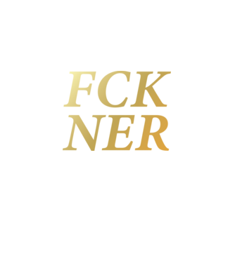 FCK NER - arany minta fekete pólón