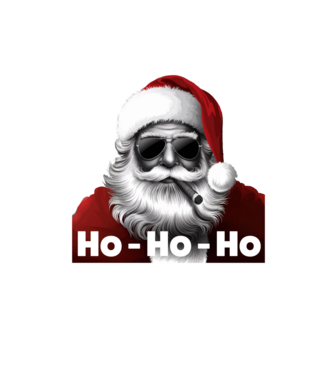 Ho - Ho - Ho - Télapó minta homokszín pólón