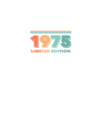 1975 retro - limited edtion minta fekete pólón