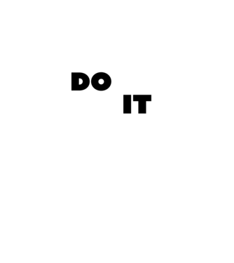 Don't quit - Do it minta szürke pólón