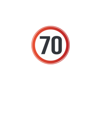 70-es tábla minta fekete pólón
