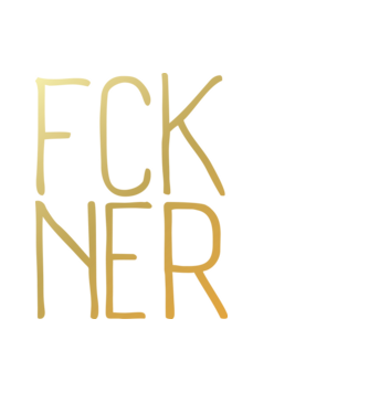 FCK NER - arany minta fekete pólón