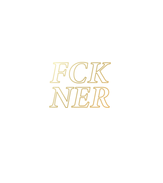 FCK NER - arany minta farmerkék pólón