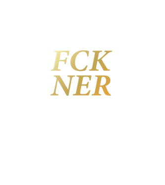 FCK NER - arany minta fekete pólón