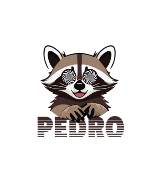 Pedro minta fehér pólón