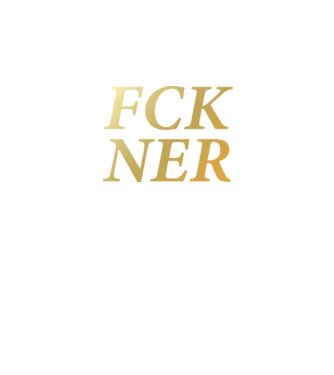 FCK NER - arany minta fekete pólón