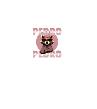 Pedro - Retro 5 minta fekete pólón
