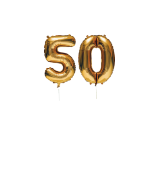 50 - Léggömb minta fekete pólón