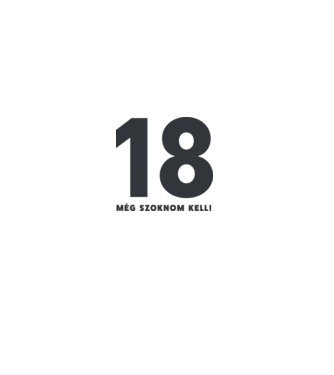 18 - még szoknom kell! minta szürke pólón