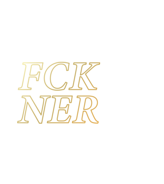 FCK NER - arany minta fekete pólón