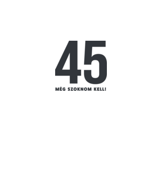 45 - még szoknom kell minta királykék pólón