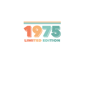 1975 retro - limited edtion minta fekete pólón