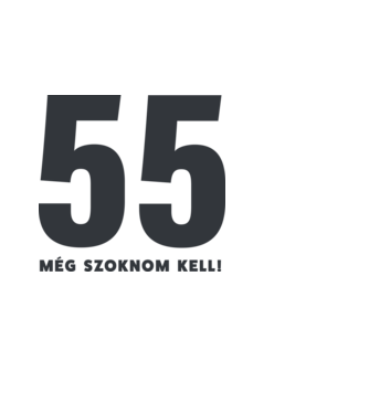 55 - még szoknom kell minta fekete pólón