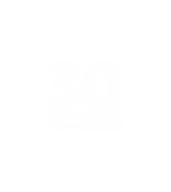 30 - nem öreg - fehér minta fekete pólón