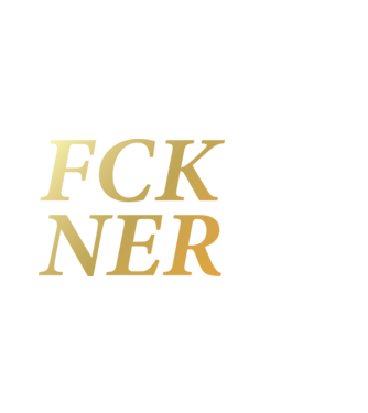 FCK NER - arany minta fekete pólón