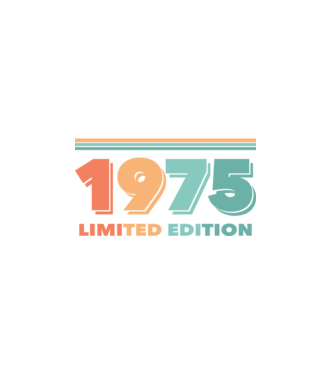 1975 retro - limited edtion minta fekete pólón
