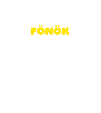 Főnök - sárga minta fekete pólón