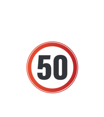 50-es tábla minta fekete pólón
