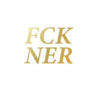 FCK NER - arany minta fekete pólón
