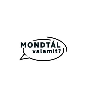 Mondtál valamit? minta fehér pólón