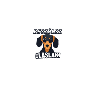 Beszólsz, eláslak! minta szürke pólón